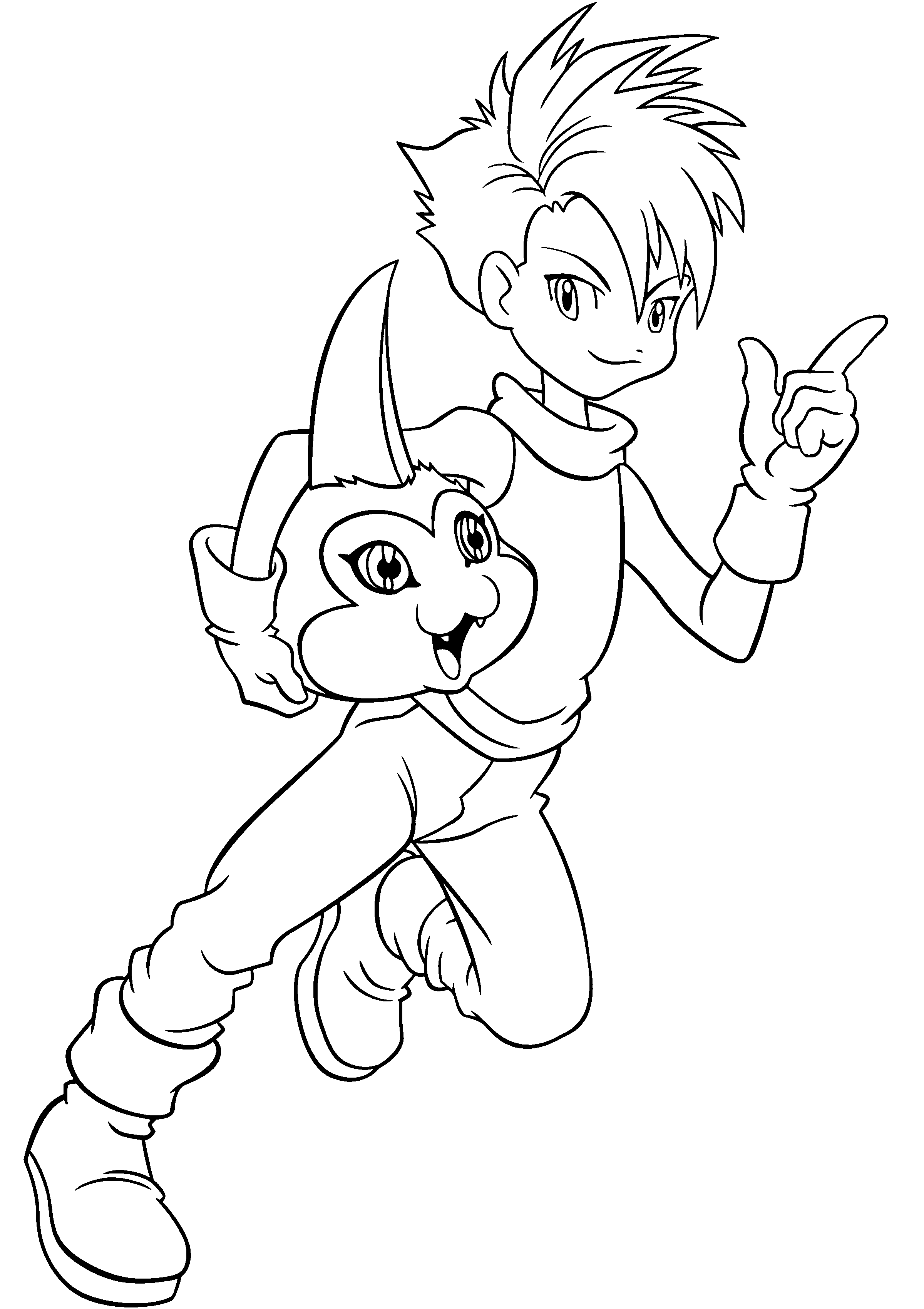 Dibujo para colorear: Digimon (Dibujos animados) #51454 - Dibujos para Colorear e Imprimir Gratis