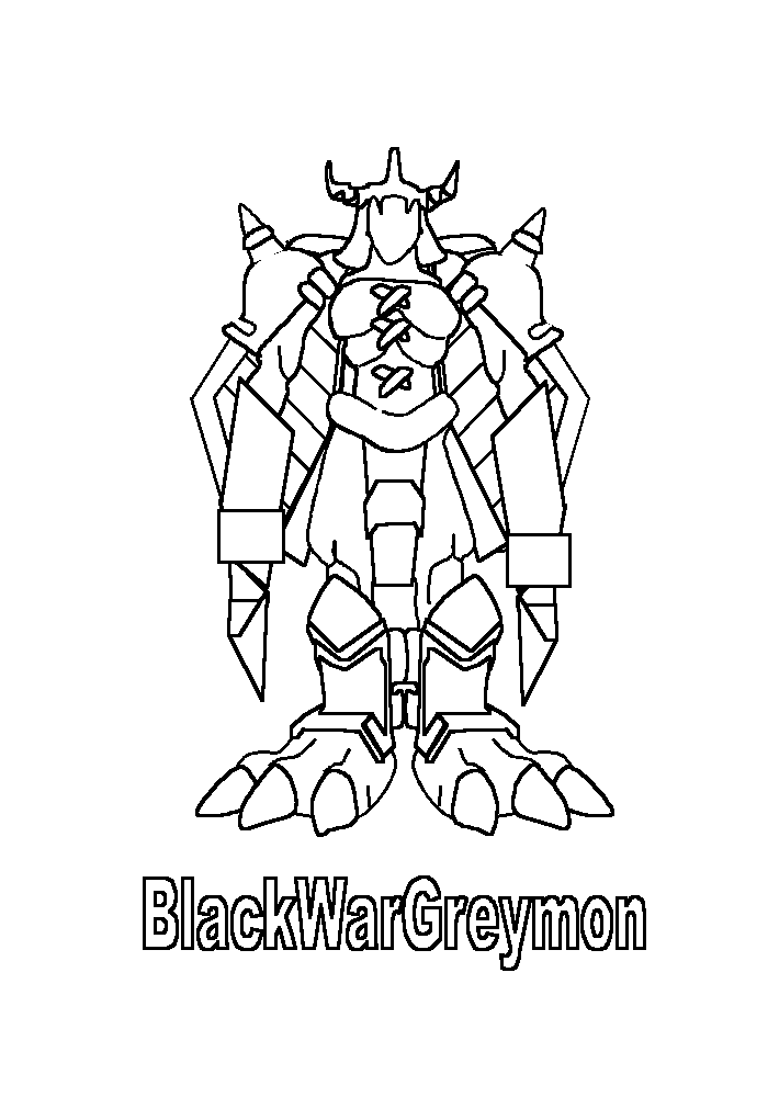 Dibujo para colorear: Digimon (Dibujos animados) #51461 - Dibujos para Colorear e Imprimir Gratis