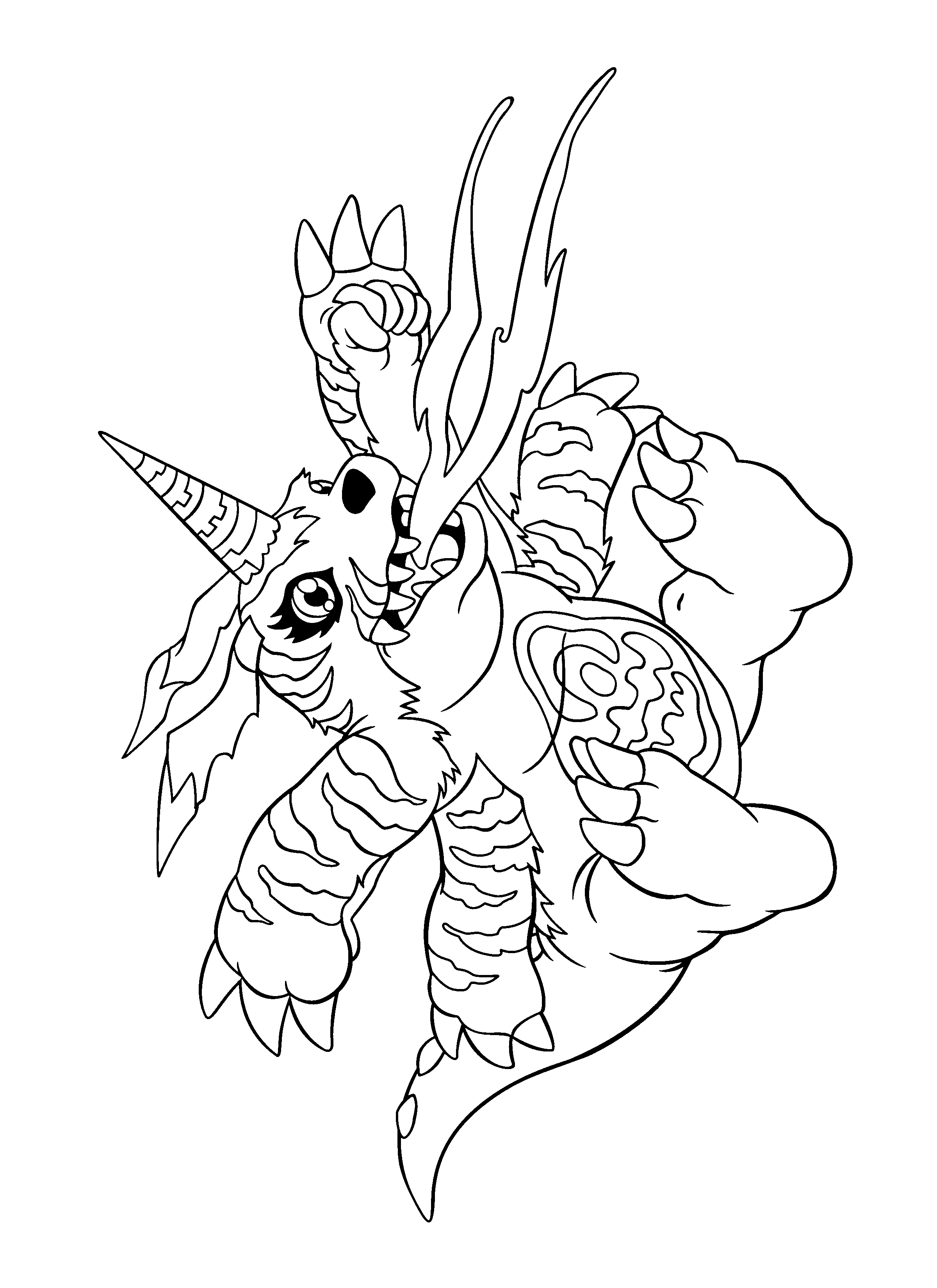 Dibujo para colorear: Digimon (Dibujos animados) #51465 - Dibujos para Colorear e Imprimir Gratis