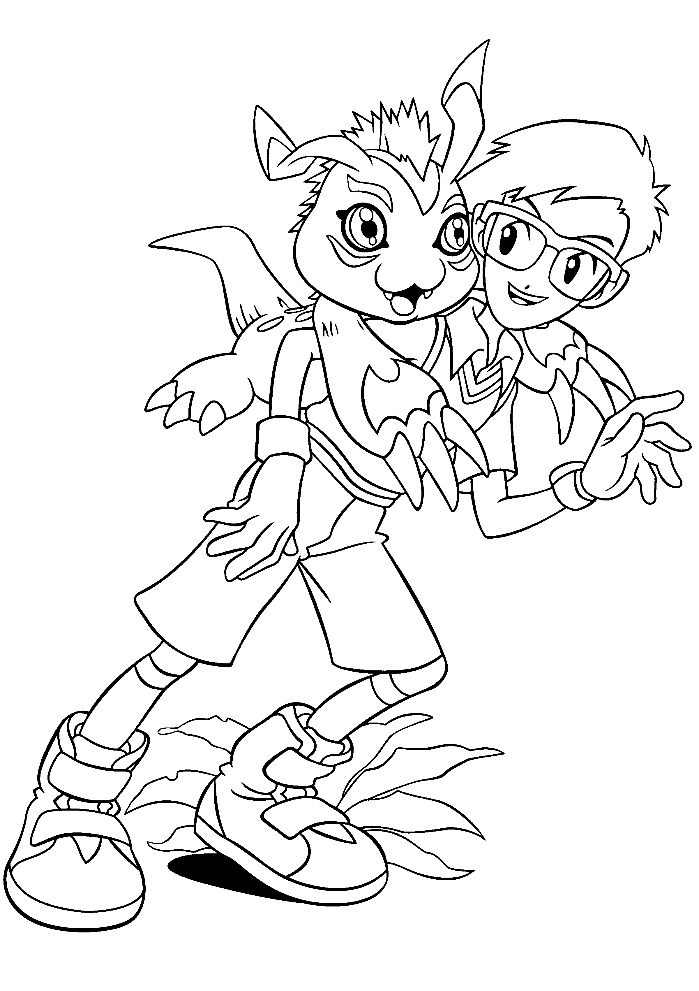 Dibujo para colorear: Digimon (Dibujos animados) #51466 - Dibujos para Colorear e Imprimir Gratis