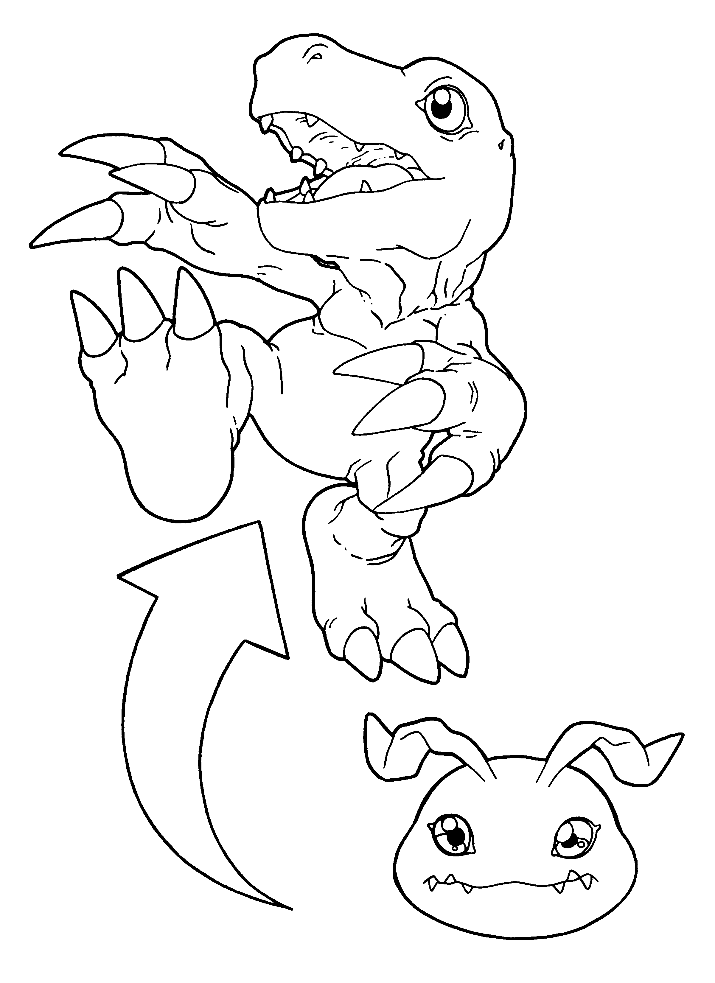 Dibujo para colorear: Digimon (Dibujos animados) #51476 - Dibujos para Colorear e Imprimir Gratis