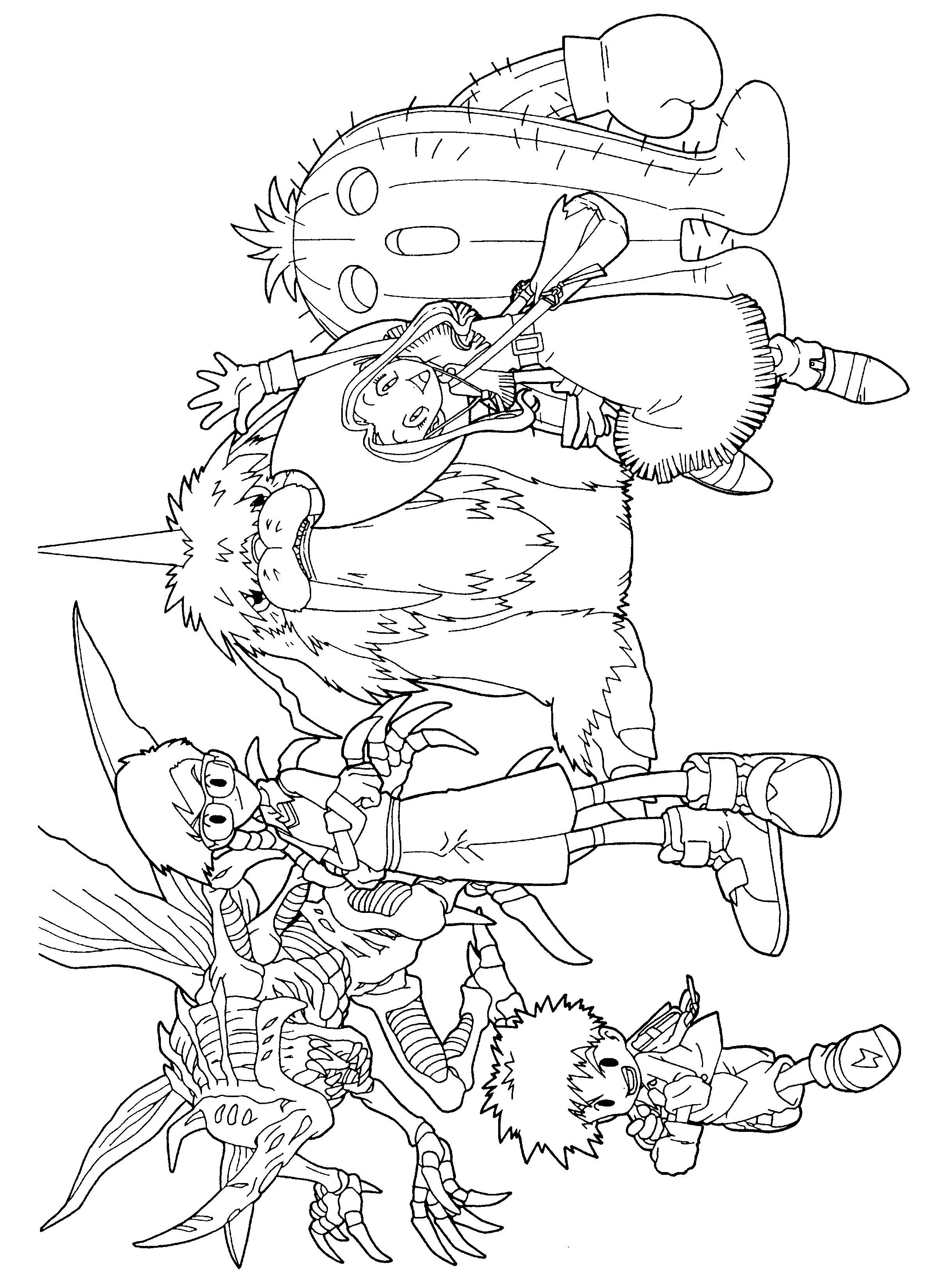 Dibujo para colorear: Digimon (Dibujos animados) #51492 - Dibujos para Colorear e Imprimir Gratis