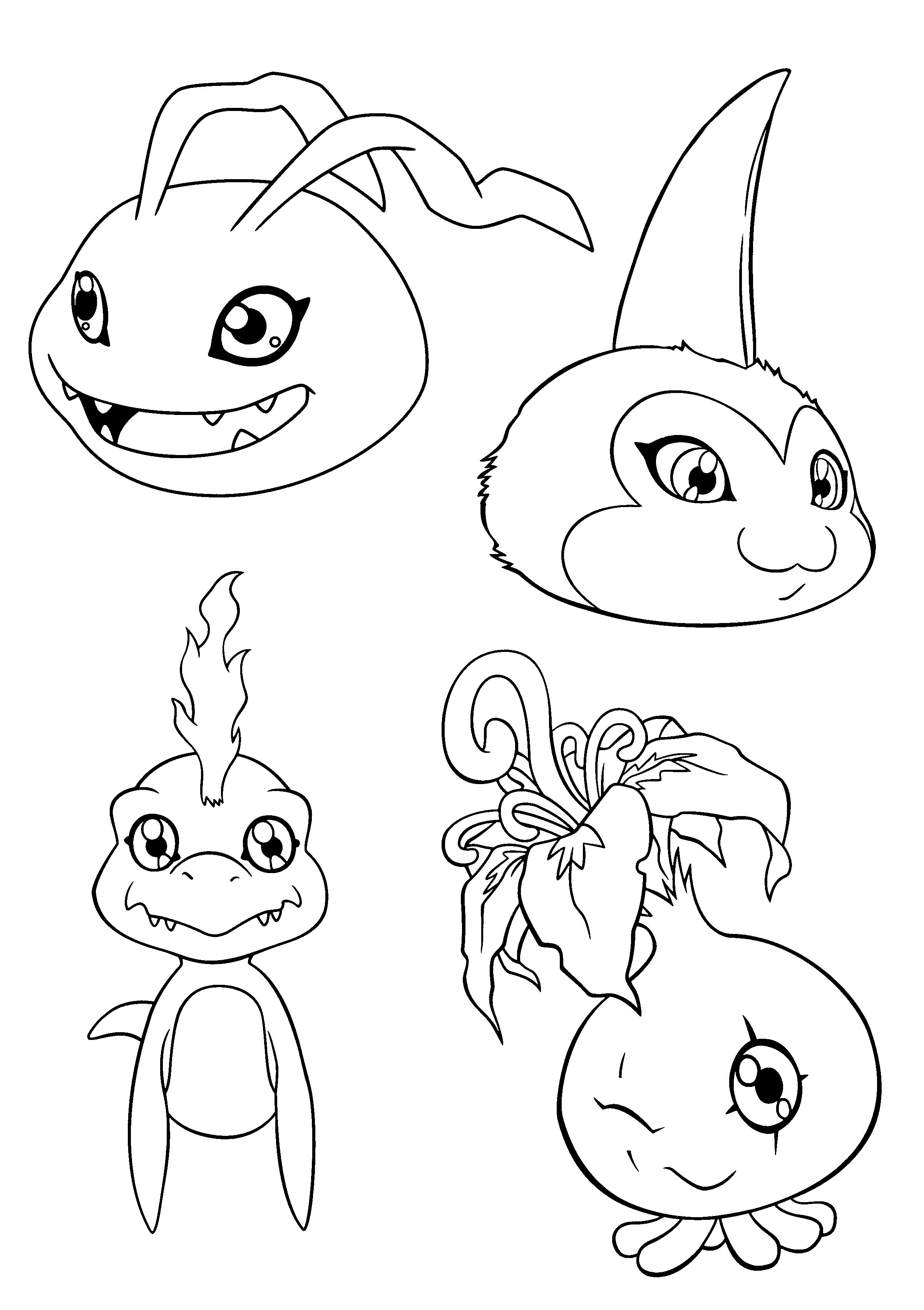 Dibujo para colorear: Digimon (Dibujos animados) #51504 - Dibujos para Colorear e Imprimir Gratis