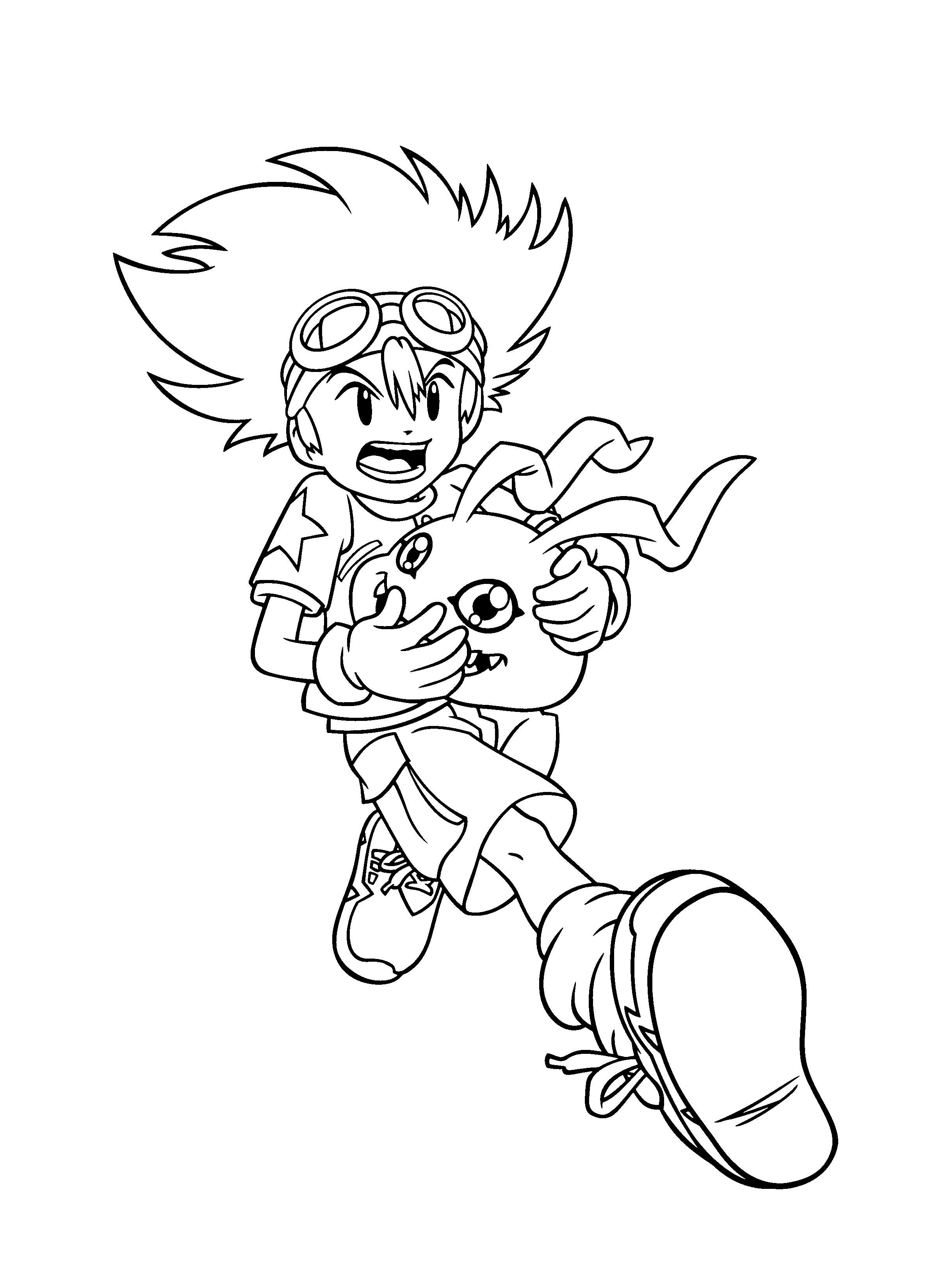 Dibujo para colorear: Digimon (Dibujos animados) #51509 - Dibujos para Colorear e Imprimir Gratis