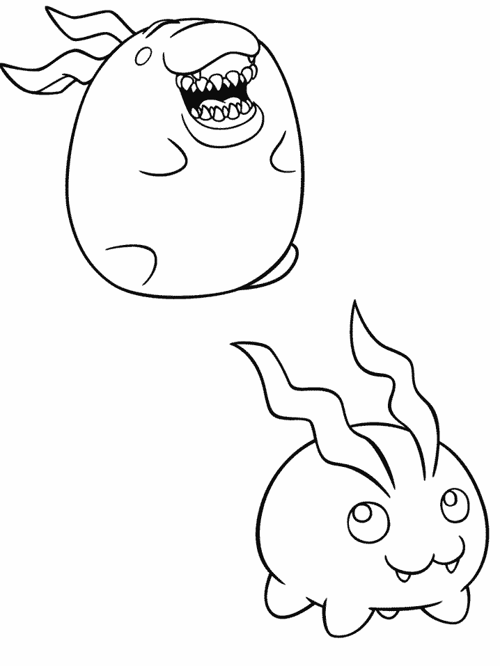 Dibujo para colorear: Digimon (Dibujos animados) #51523 - Dibujos para Colorear e Imprimir Gratis