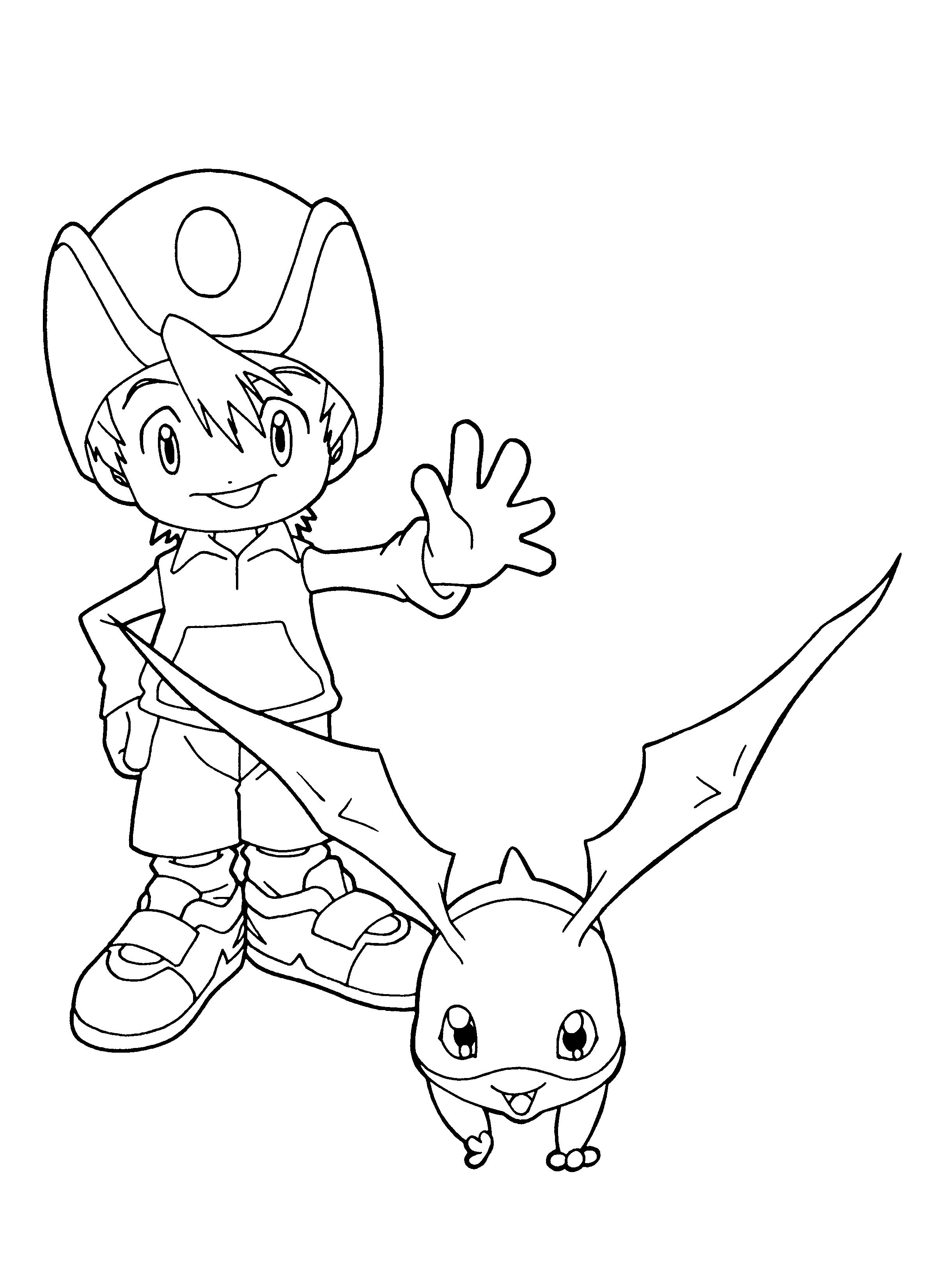 Dibujo para colorear: Digimon (Dibujos animados) #51530 - Dibujos para Colorear e Imprimir Gratis