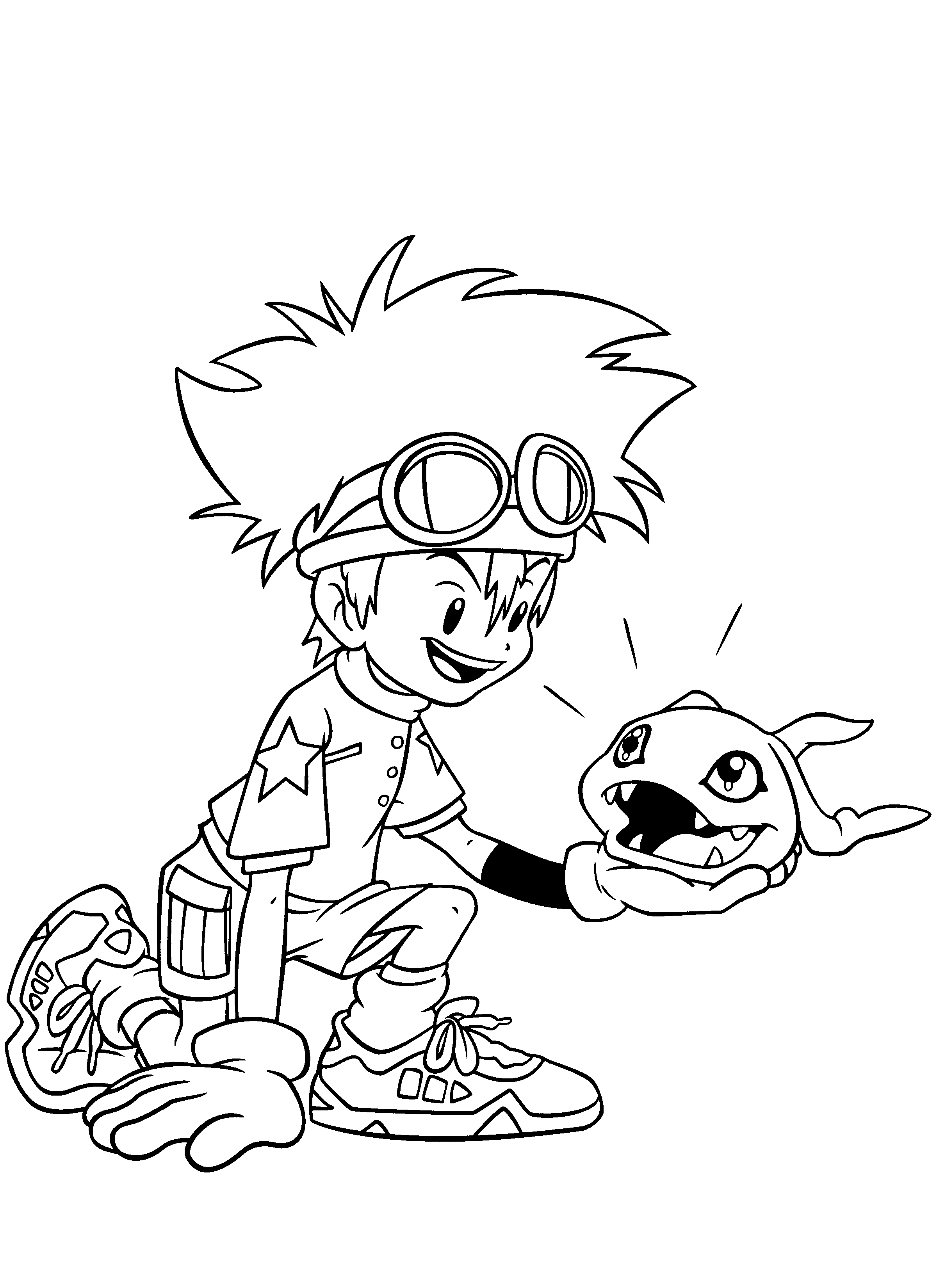 Dibujo para colorear: Digimon (Dibujos animados) #51532 - Dibujos para Colorear e Imprimir Gratis