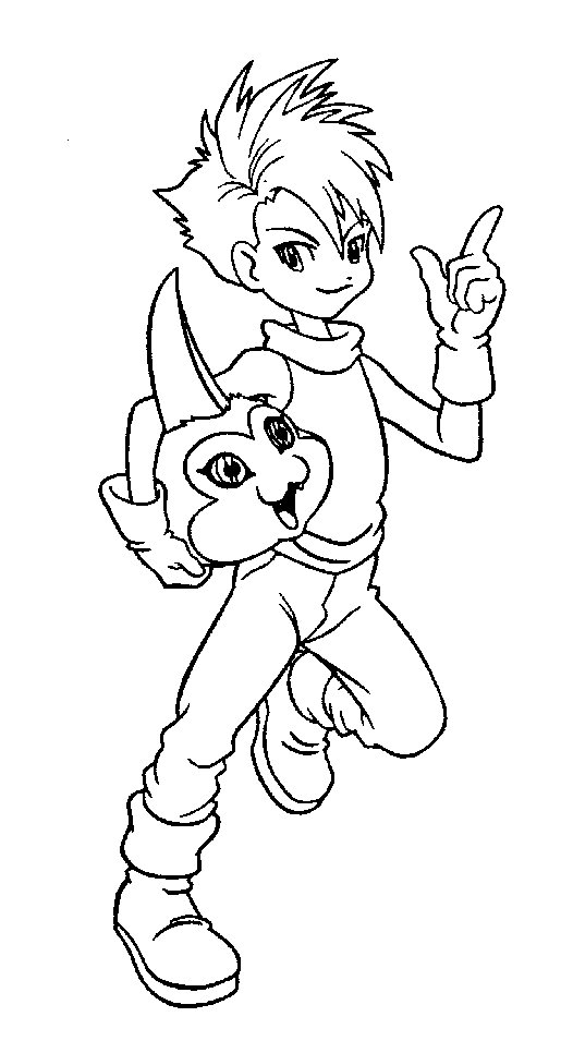 Dibujo para colorear: Digimon (Dibujos animados) #51539 - Dibujos para Colorear e Imprimir Gratis