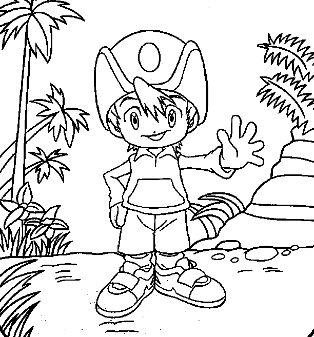 Dibujo para colorear: Digimon (Dibujos animados) #51554 - Dibujos para Colorear e Imprimir Gratis