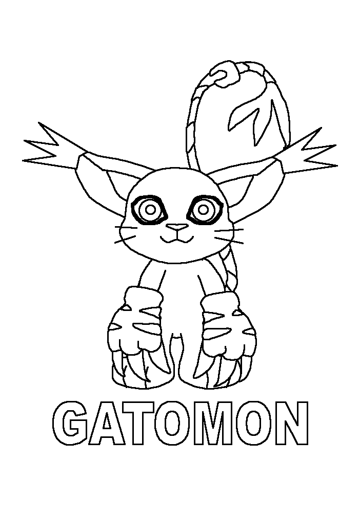 Dibujo para colorear: Digimon (Dibujos animados) #51579 - Dibujos para Colorear e Imprimir Gratis