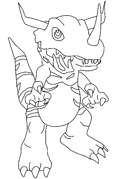 Dibujo para colorear: Digimon (Dibujos animados) #51580 - Dibujos para Colorear e Imprimir Gratis