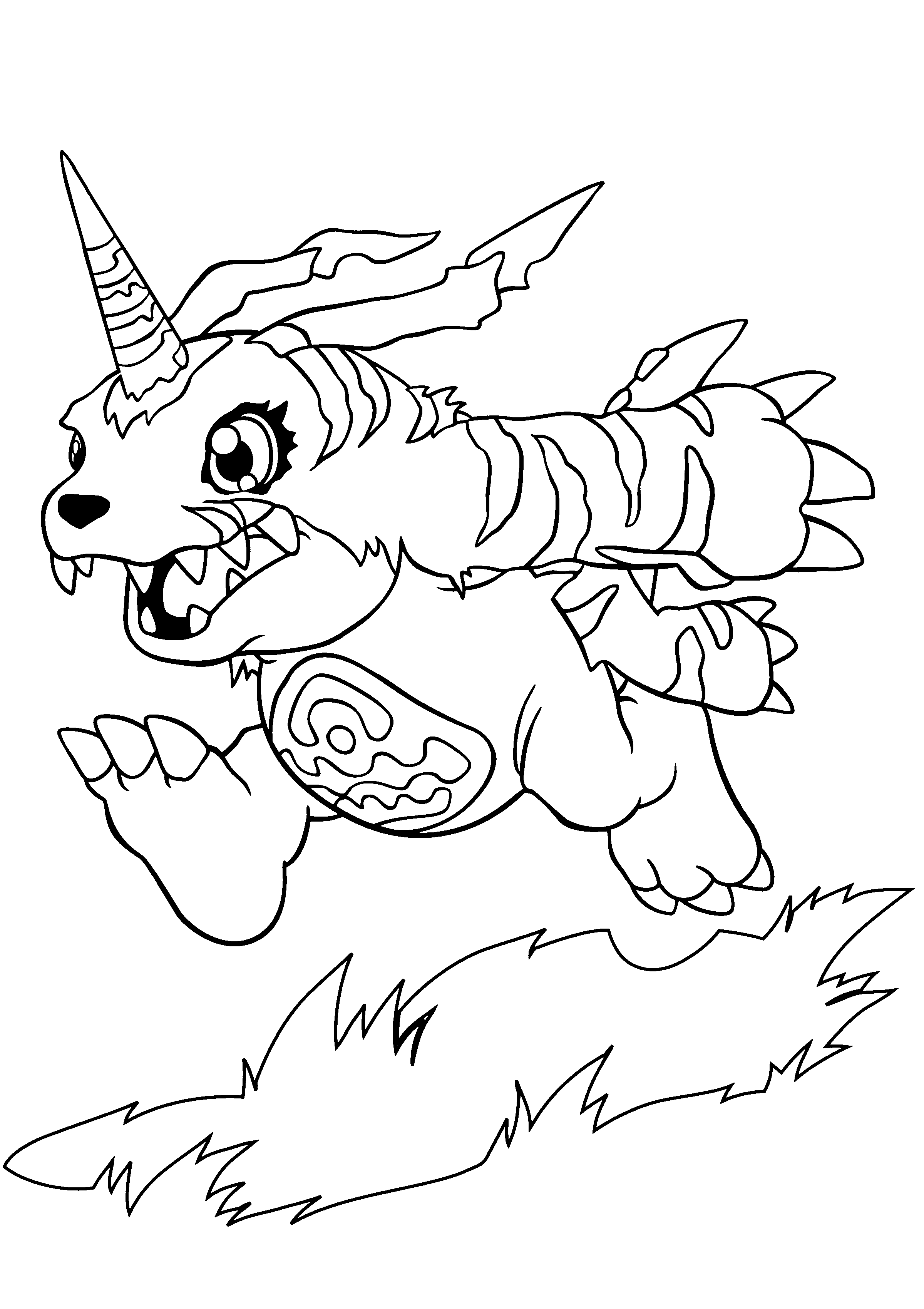 Dibujo para colorear: Digimon (Dibujos animados) #51582 - Dibujos para Colorear e Imprimir Gratis