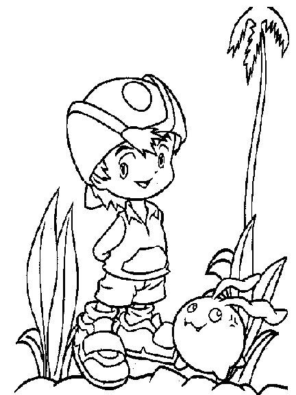 Dibujo para colorear: Digimon (Dibujos animados) #51584 - Dibujos para Colorear e Imprimir Gratis