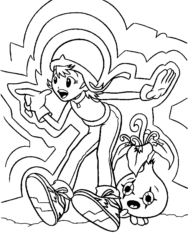 Dibujo para colorear: Digimon (Dibujos animados) #51587 - Dibujos para Colorear e Imprimir Gratis