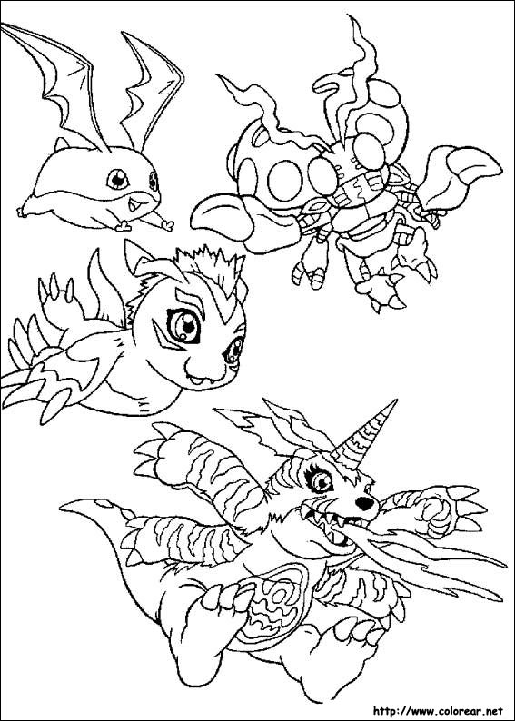 Dibujo para colorear: Digimon (Dibujos animados) #51595 - Dibujos para Colorear e Imprimir Gratis