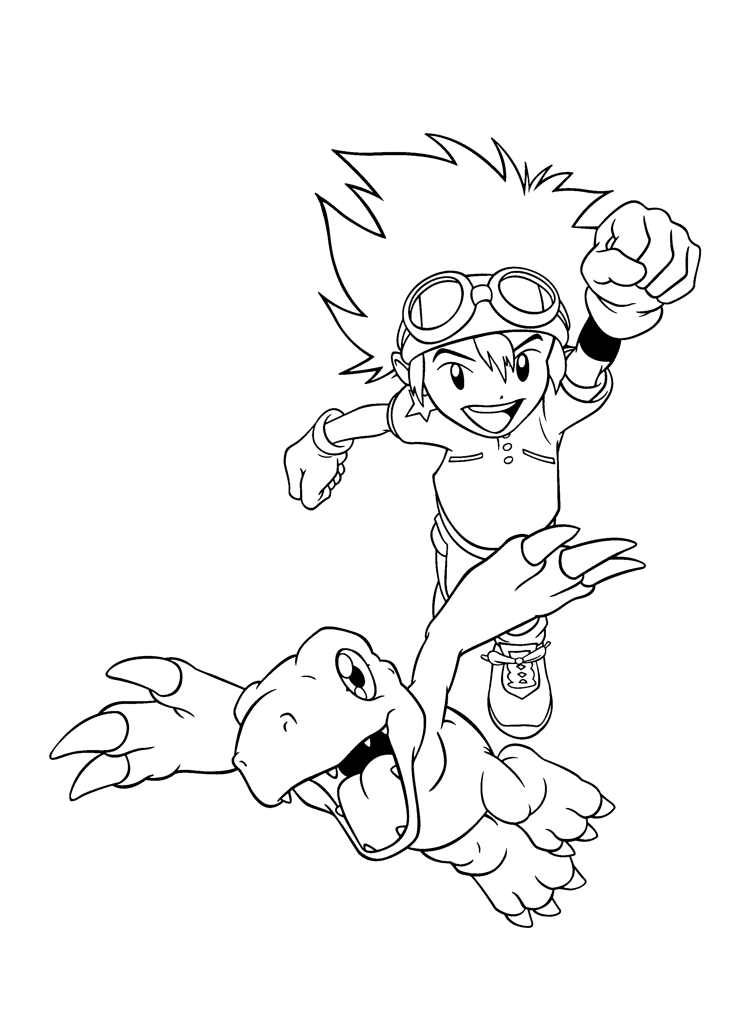 Dibujo para colorear: Digimon (Dibujos animados) #51600 - Dibujos para Colorear e Imprimir Gratis