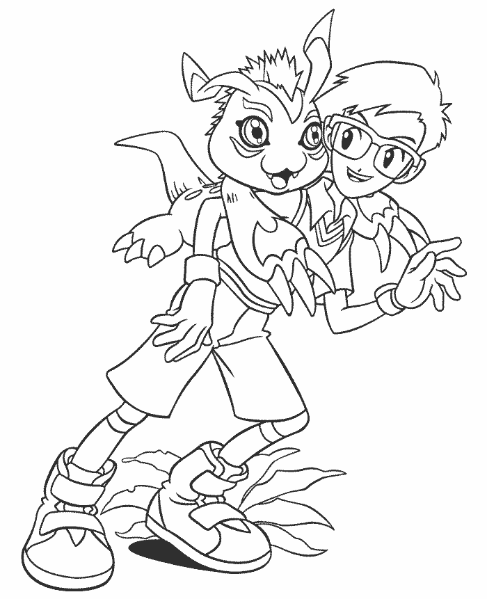 Dibujo para colorear: Digimon (Dibujos animados) #51607 - Dibujos para Colorear e Imprimir Gratis