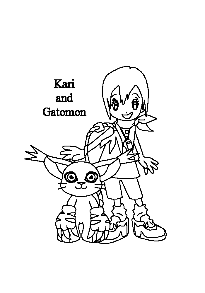 Dibujo para colorear: Digimon (Dibujos animados) #51620 - Dibujos para Colorear e Imprimir Gratis