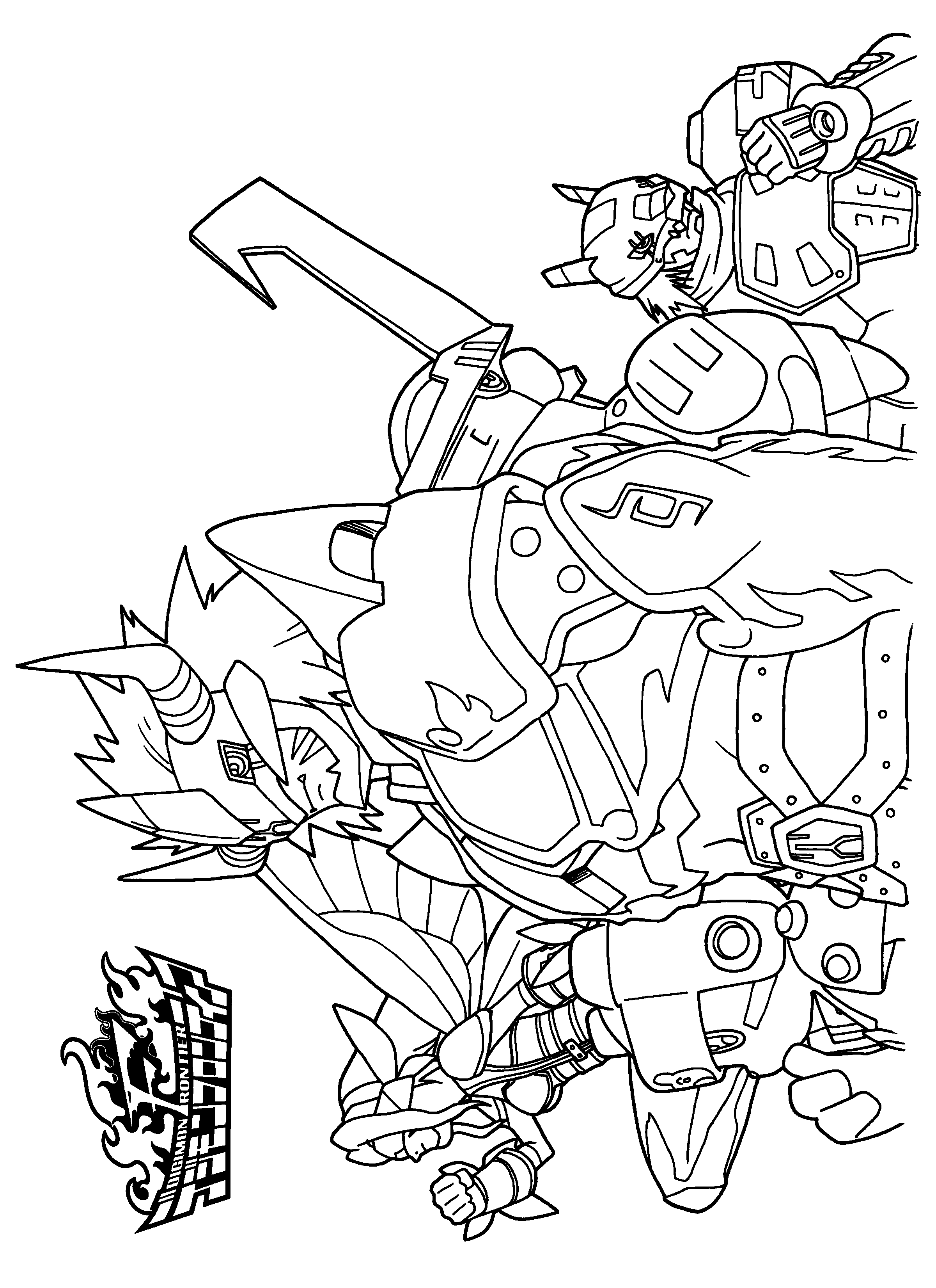 Dibujo para colorear: Digimon (Dibujos animados) #51627 - Dibujos para Colorear e Imprimir Gratis