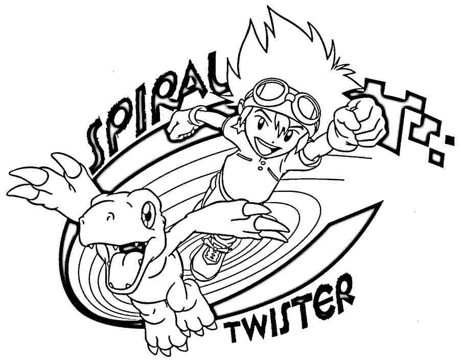 Dibujo para colorear: Digimon (Dibujos animados) #51694 - Dibujos para Colorear e Imprimir Gratis