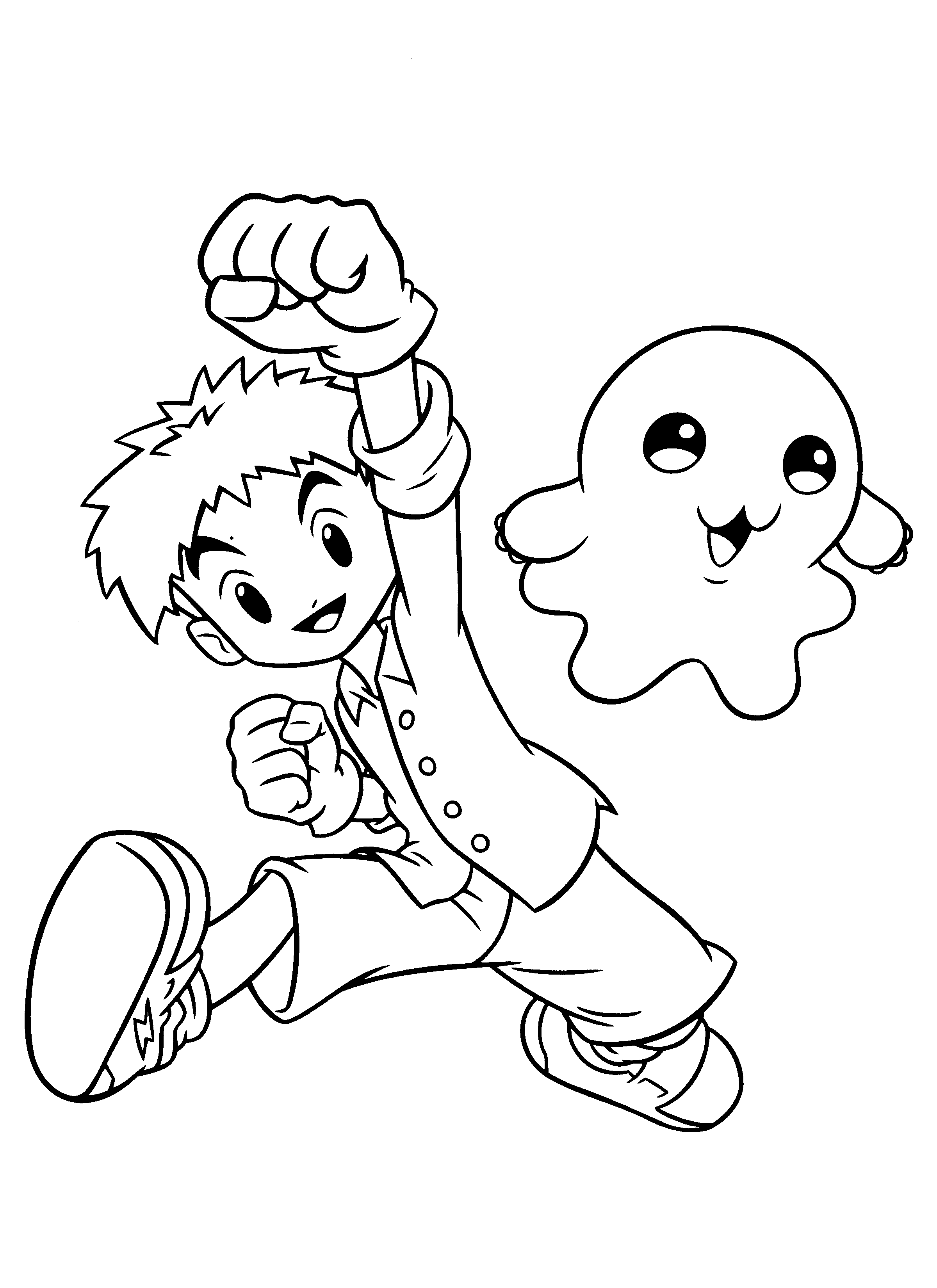 Dibujo para colorear: Digimon (Dibujos animados) #51716 - Dibujos para Colorear e Imprimir Gratis