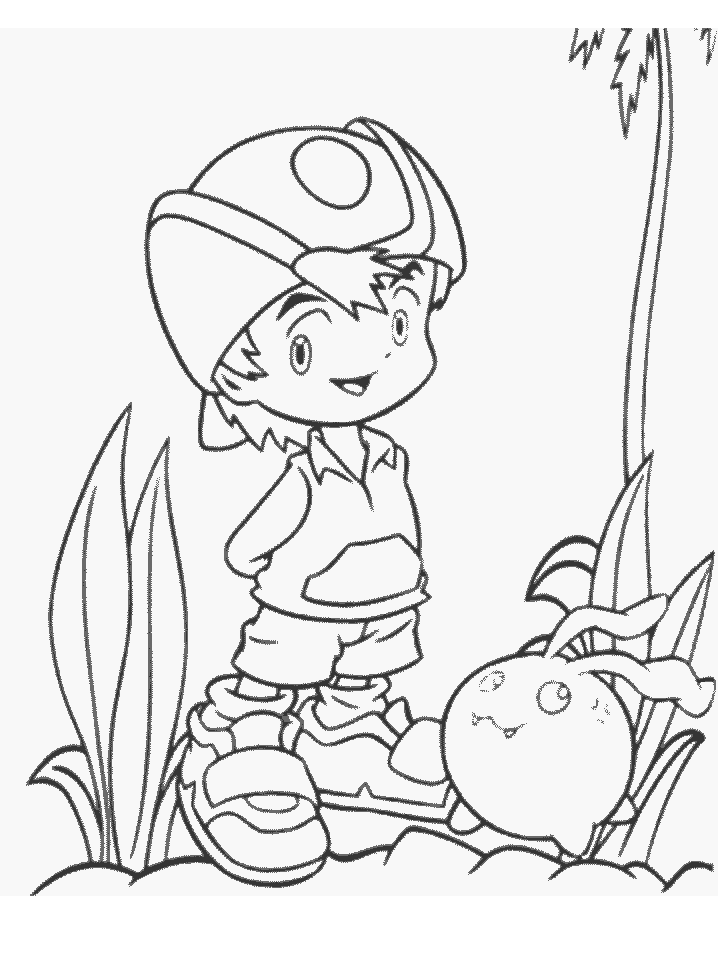 Dibujo para colorear: Digimon (Dibujos animados) #51717 - Dibujos para Colorear e Imprimir Gratis