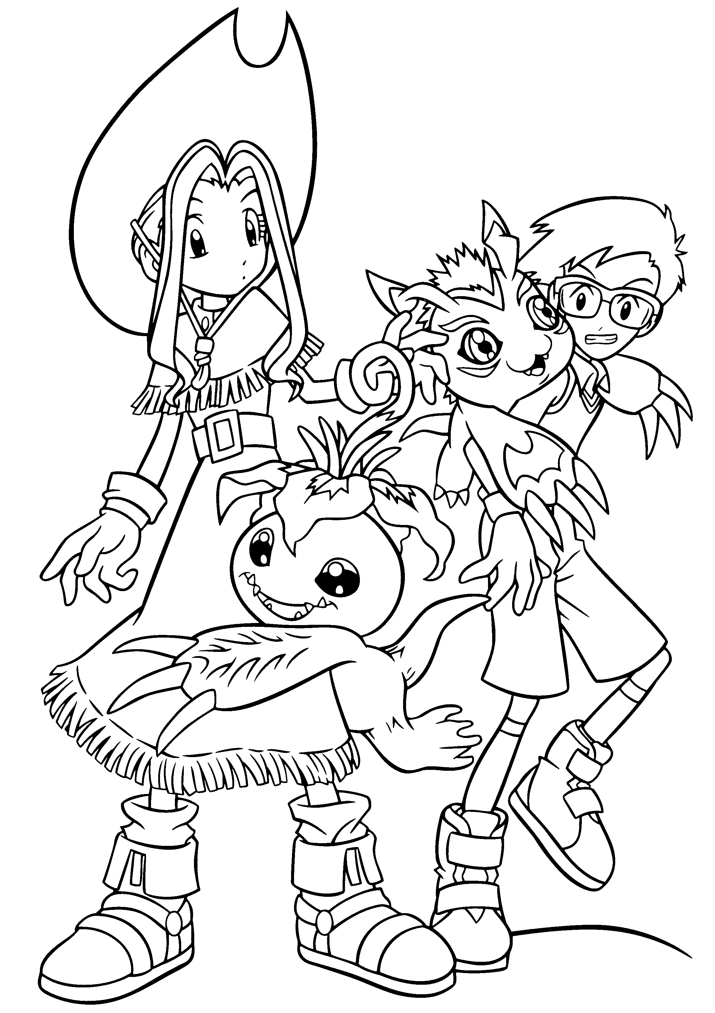 Dibujo para colorear: Digimon (Dibujos animados) #51726 - Dibujos para Colorear e Imprimir Gratis