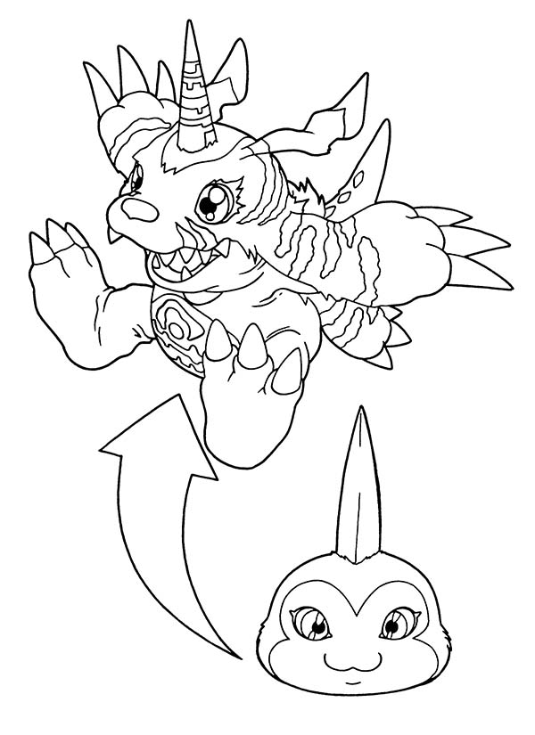 Dibujo para colorear: Digimon (Dibujos animados) #51731 - Dibujos para Colorear e Imprimir Gratis