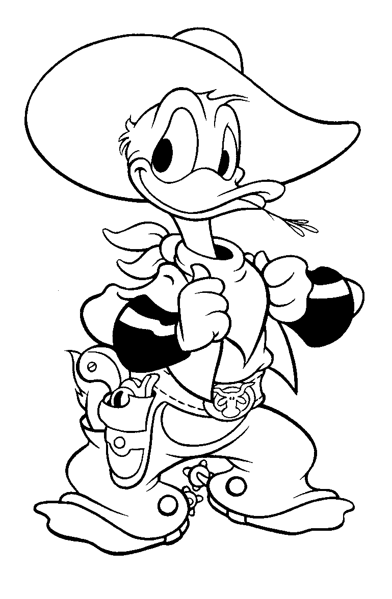 Dibujo para colorear: Donald Duck (Dibujos animados) #30114 - Dibujos para Colorear e Imprimir Gratis