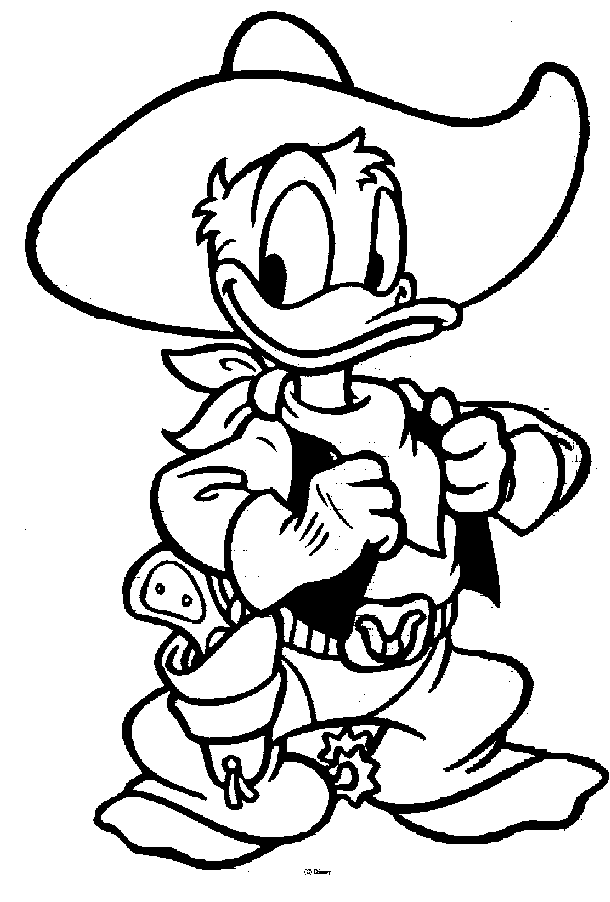 Dibujo para colorear: Donald Duck (Dibujos animados) #30120 - Dibujos para Colorear e Imprimir Gratis