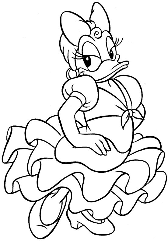 Dibujo para colorear: Donald Duck (Dibujos animados) #30122 - Dibujos para Colorear e Imprimir Gratis