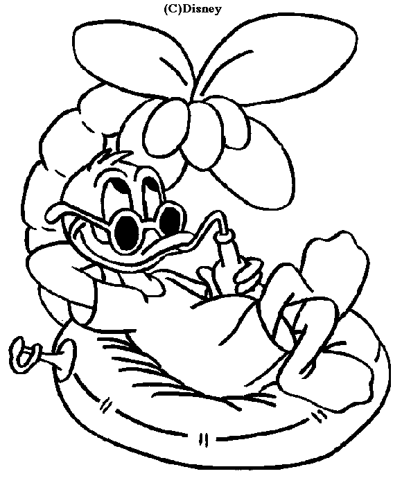 Dibujo para colorear: Donald Duck (Dibujos animados) #30126 - Dibujos para Colorear e Imprimir Gratis