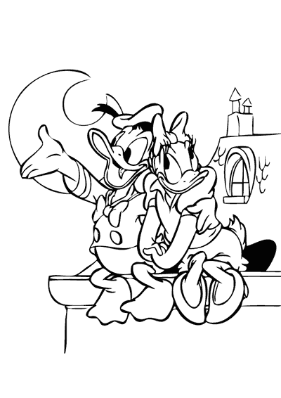 Dibujo para colorear: Donald Duck (Dibujos animados) #30141 - Dibujos para Colorear e Imprimir Gratis