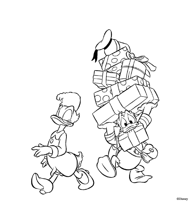 Dibujo para colorear: Donald Duck (Dibujos animados) #30149 - Dibujos para Colorear e Imprimir Gratis