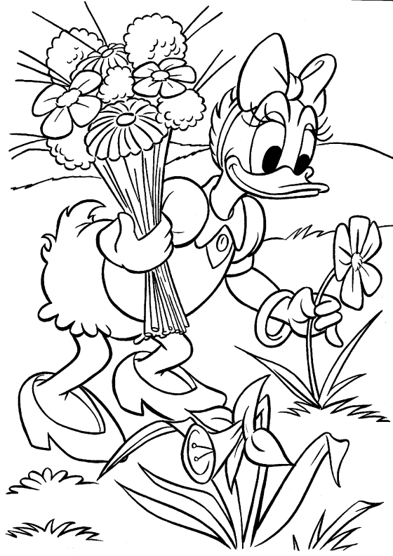 Dibujo para colorear: Donald Duck (Dibujos animados) #30162 - Dibujos para Colorear e Imprimir Gratis