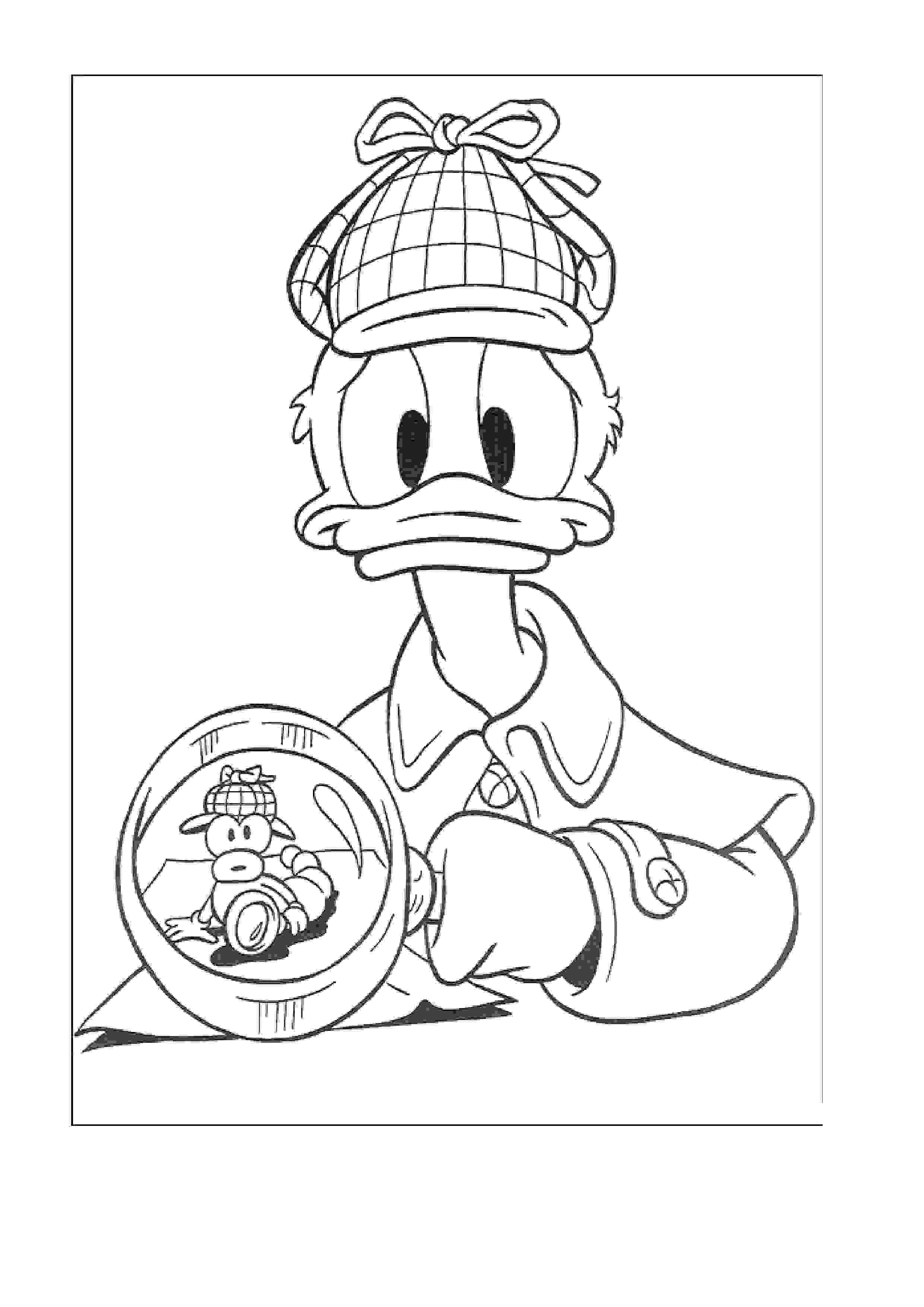 Dibujo para colorear: Donald Duck (Dibujos animados) #30171 - Dibujos para Colorear e Imprimir Gratis