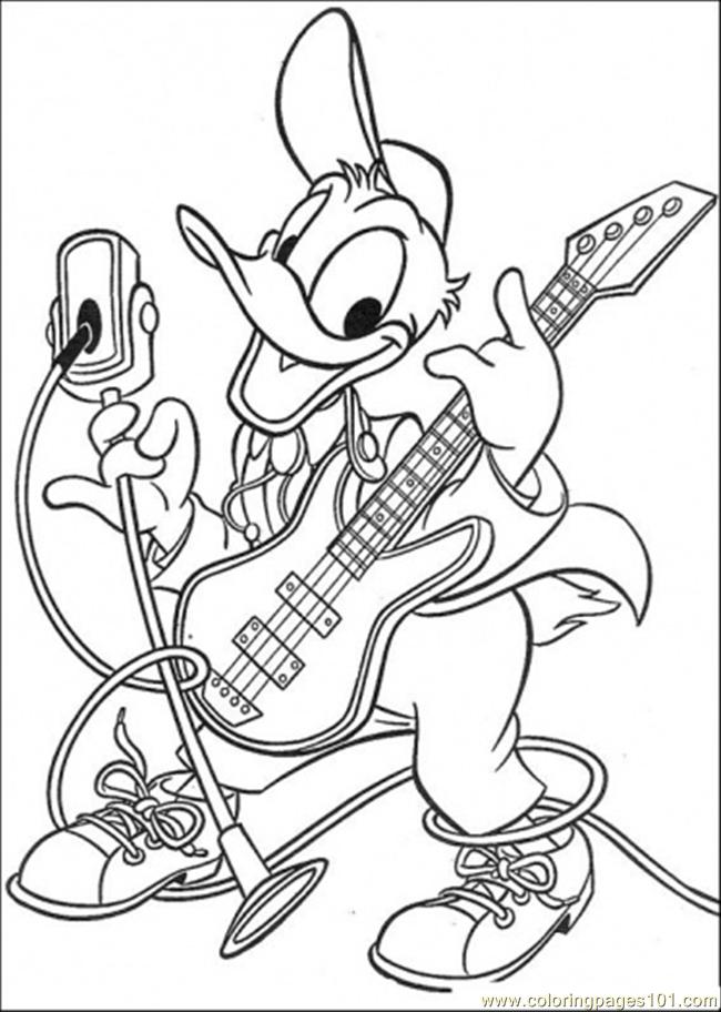 Dibujo para colorear: Donald Duck (Dibujos animados) #30218 - Dibujos para Colorear e Imprimir Gratis