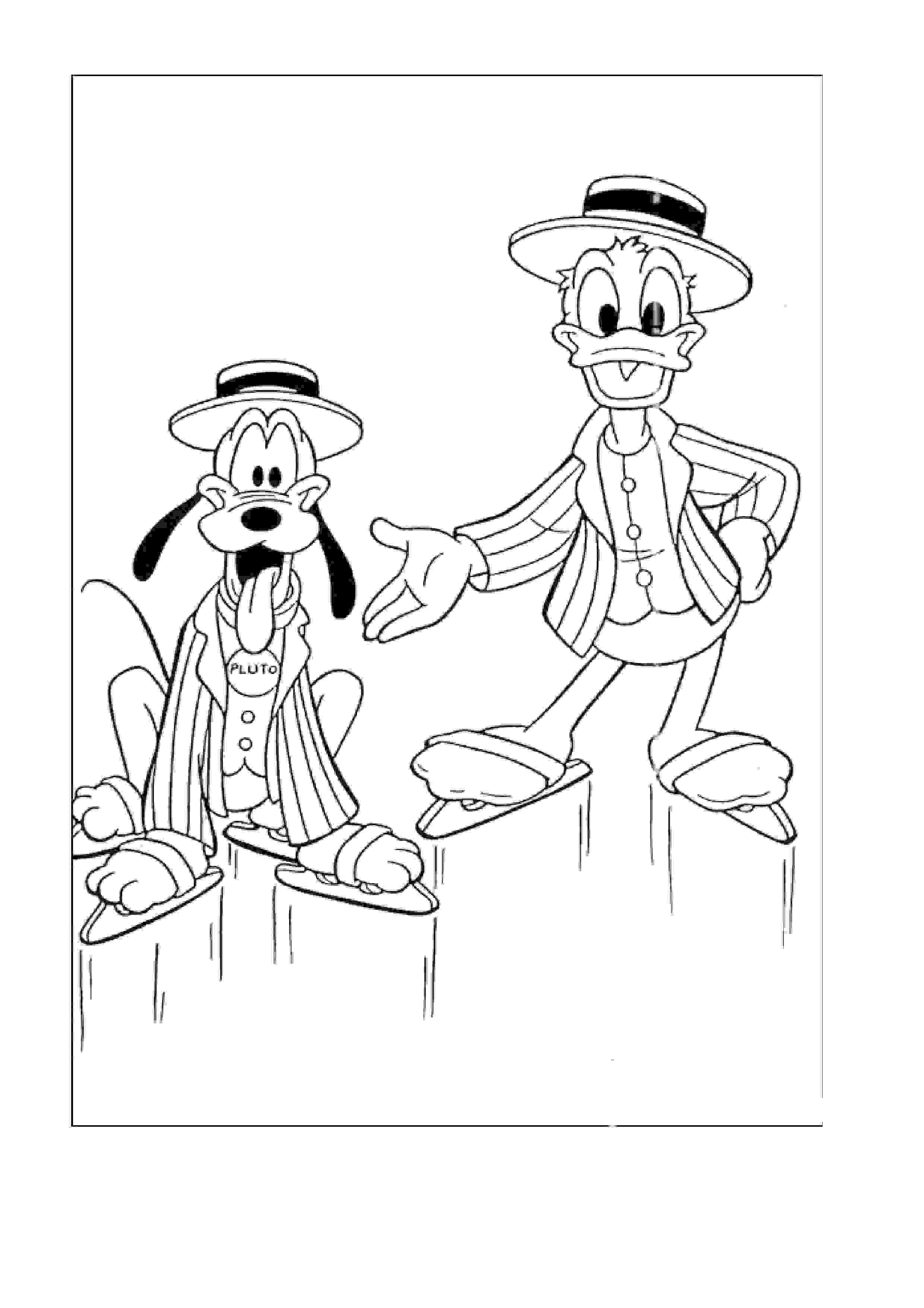 Dibujo para colorear: Donald Duck (Dibujos animados) #30219 - Dibujos para Colorear e Imprimir Gratis