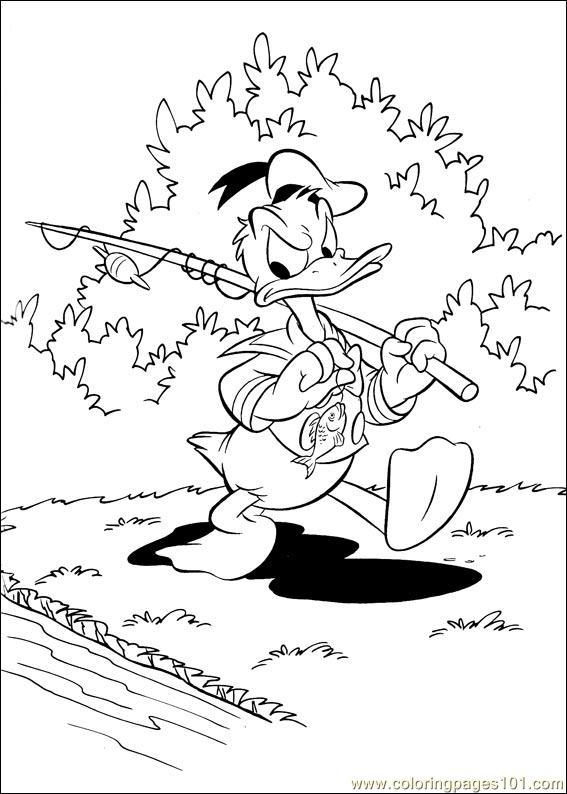 Dibujo para colorear: Donald Duck (Dibujos animados) #30241 - Dibujos para Colorear e Imprimir Gratis