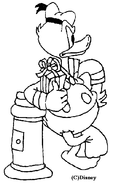 Dibujo para colorear: Donald Duck (Dibujos animados) #30266 - Dibujos para Colorear e Imprimir Gratis