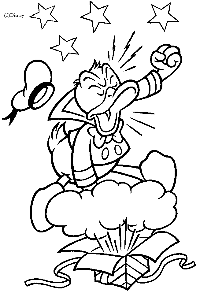 Dibujo para colorear: Donald Duck (Dibujos animados) #30275 - Dibujos para Colorear e Imprimir Gratis