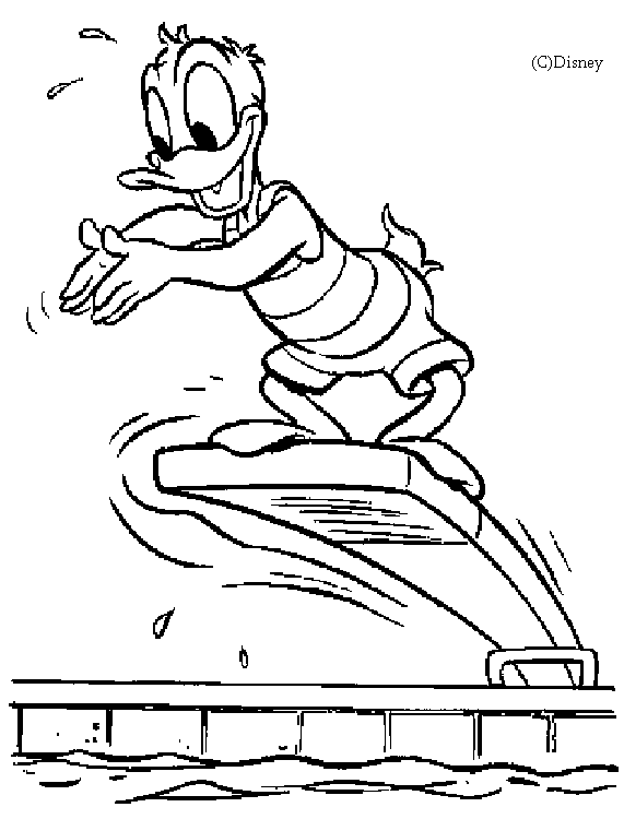 Dibujo para colorear: Donald Duck (Dibujos animados) #30283 - Dibujos para Colorear e Imprimir Gratis