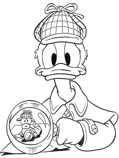 Dibujo para colorear: Donald Duck (Dibujos animados) #30315 - Dibujos para Colorear e Imprimir Gratis