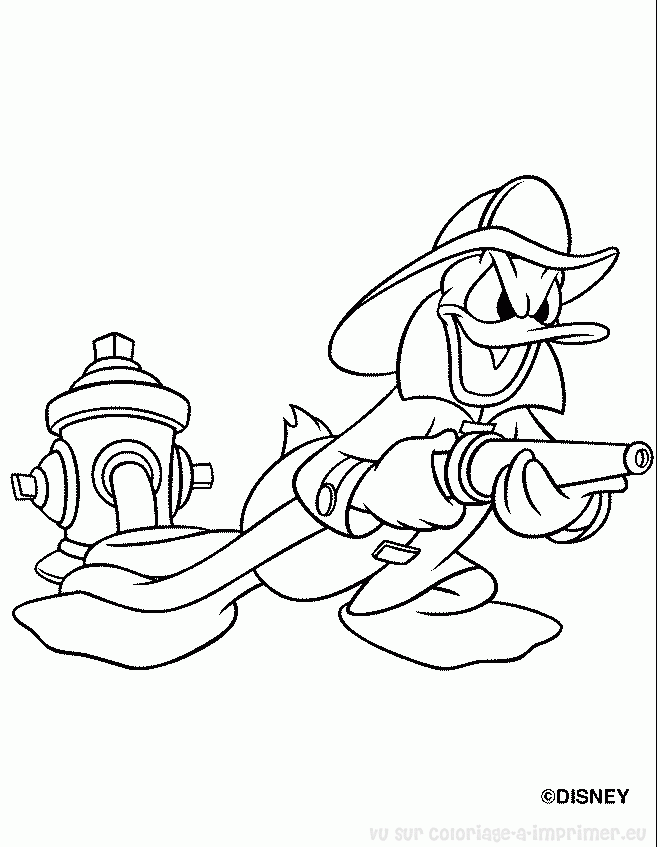 Dibujo para colorear: Donald Duck (Dibujos animados) #30319 - Dibujos para Colorear e Imprimir Gratis