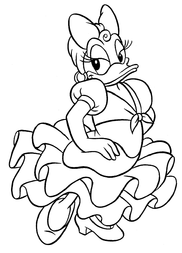 Dibujo para colorear: Donald Duck (Dibujos animados) #30327 - Dibujos para Colorear e Imprimir Gratis