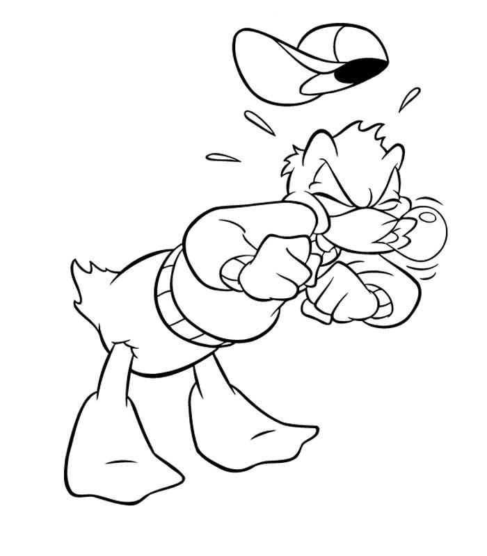 Dibujo para colorear: Donald Duck (Dibujos animados) #30329 - Dibujos para Colorear e Imprimir Gratis