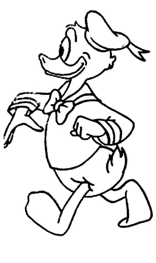 Dibujo para colorear: Donald Duck (Dibujos animados) #30333 - Dibujos para Colorear e Imprimir Gratis