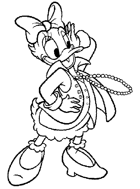 Dibujo para colorear: Donald Duck (Dibujos animados) #30370 - Dibujos para Colorear e Imprimir Gratis