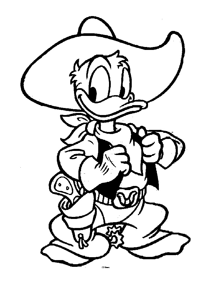 Dibujo para colorear: Donald Duck (Dibujos animados) #30419 - Dibujos para Colorear e Imprimir Gratis