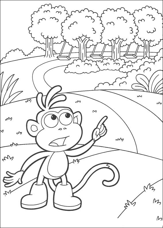 Dibujo para colorear: Dora the Explorer (Dibujos animados) #29724 - Dibujos para Colorear e Imprimir Gratis